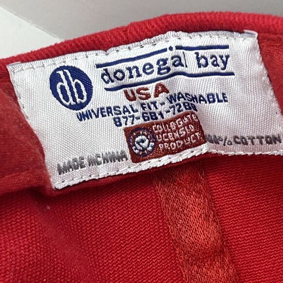 Ohio State Buckeyes Vintage Hat/cap, Red Donegal Bay made in USA adjustable - Picture 8 of 11